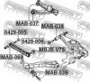 FEBEST MAB-037 Control Arm-/Trailing Arm Bush